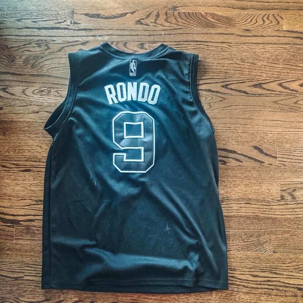 All Black Rajon Rondo Celtics Jersey